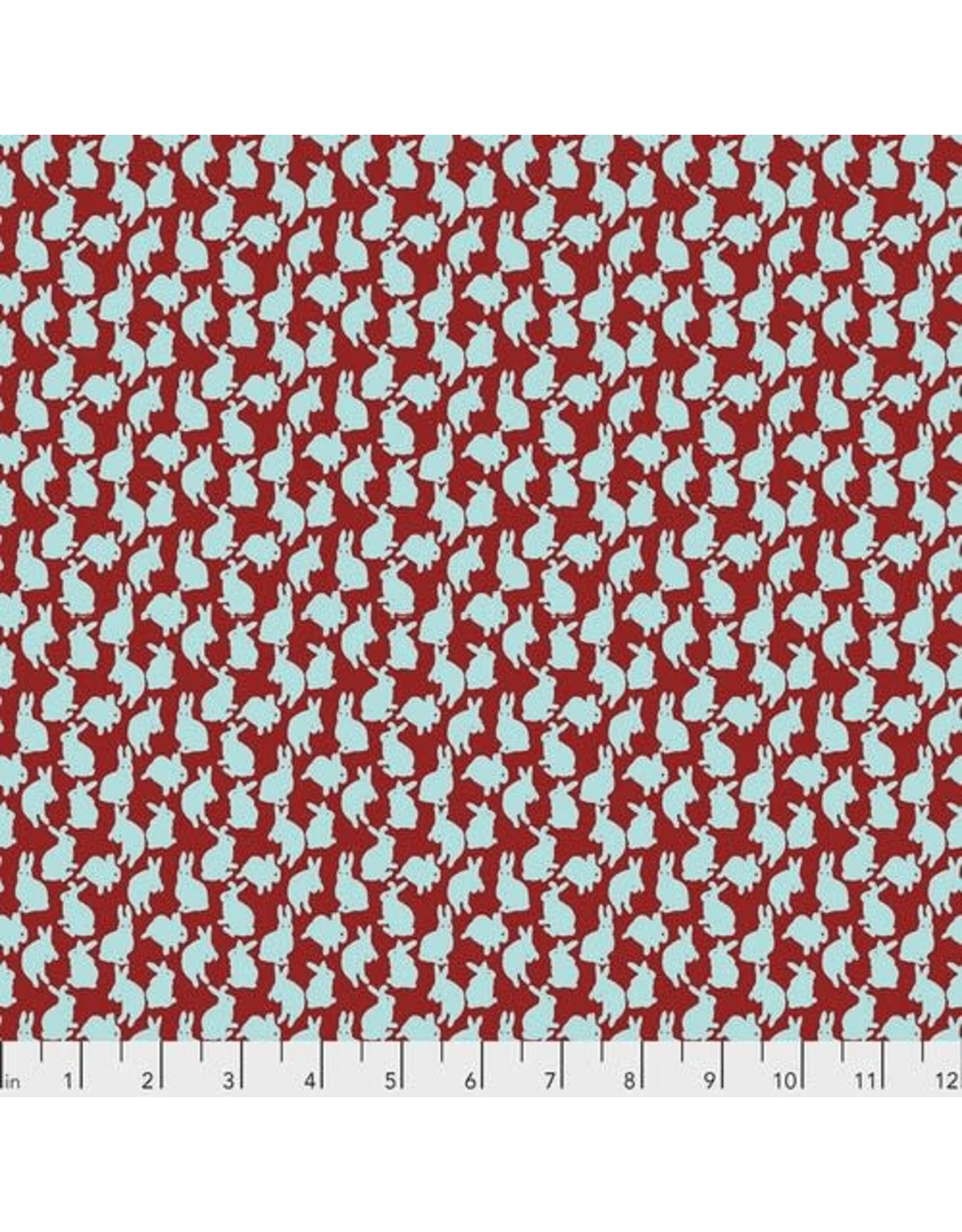 FreeSpirit Nathalie Lete - Woodland Walk -  Mini Rabbits Apple - PWNL018.APPLE