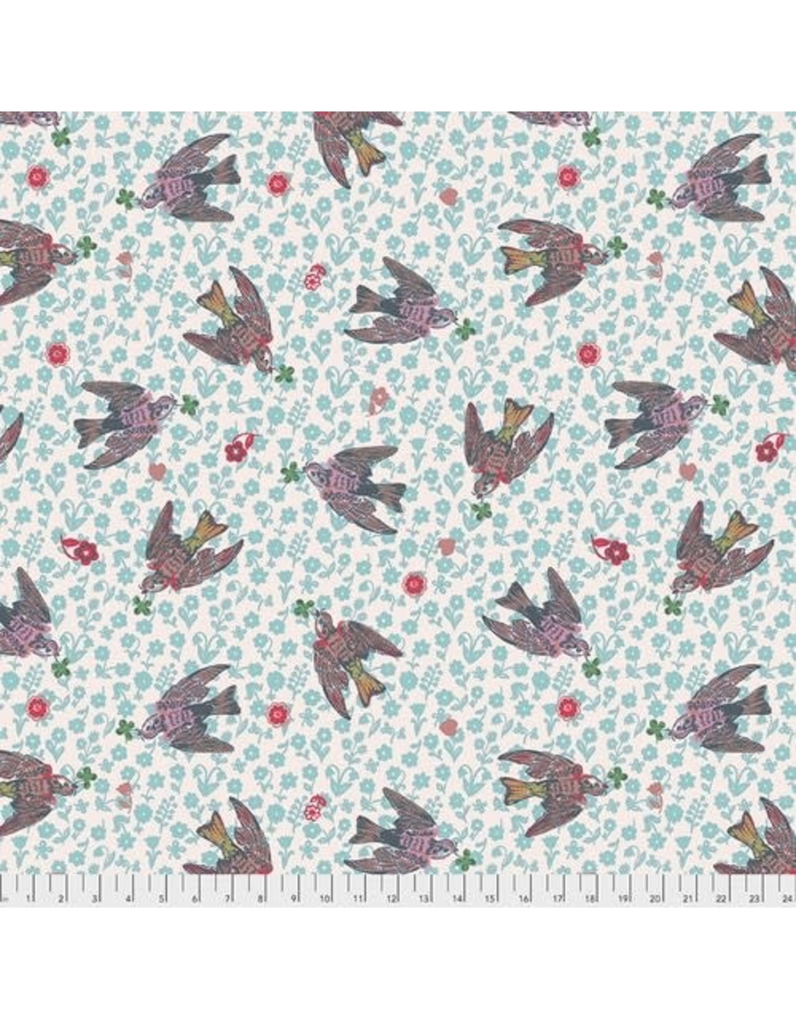 FreeSpirit Nathalie Lete - Woodland Walk -  The Swallows Rose - PWNL020.ROSE