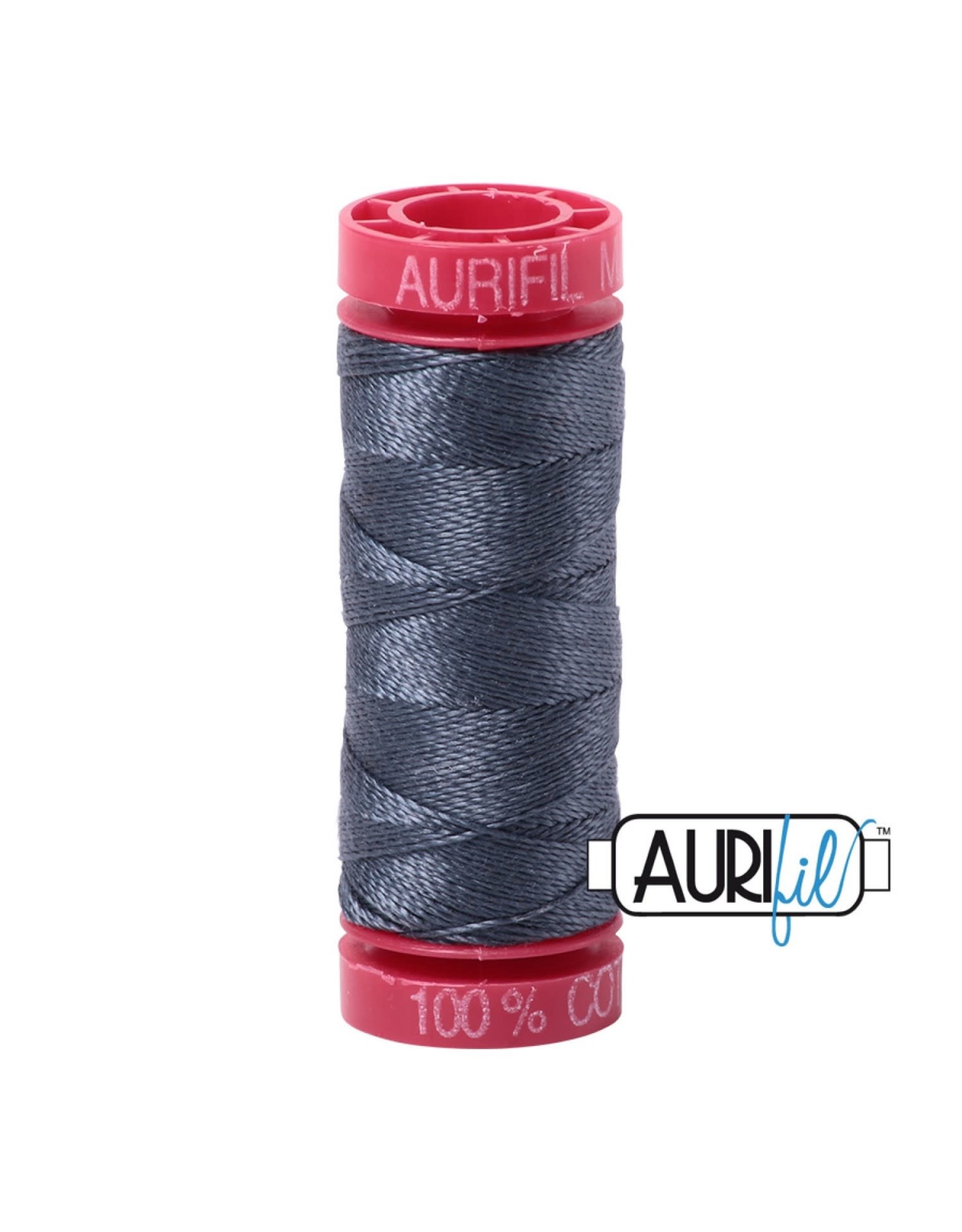 Aurifil Mako 12 - 50 m 1158 - Medium Grey