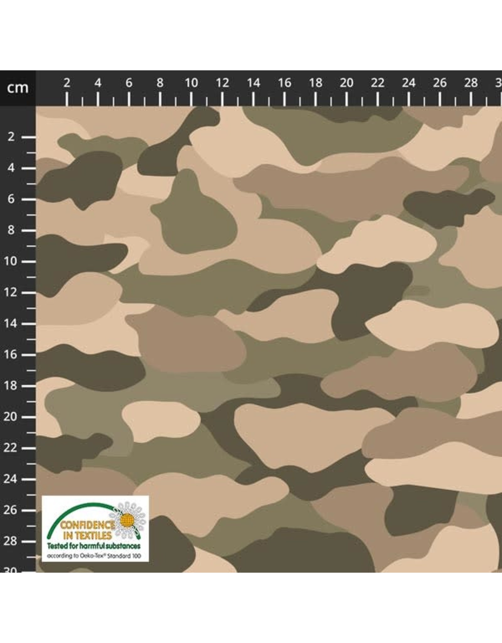 Stof Fabrics Stof Fabrics - Camo - Khaki - 4501-774