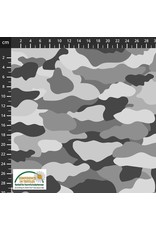 Stof Fabrics Stof Fabrics - Camo - Grey - 4501-773