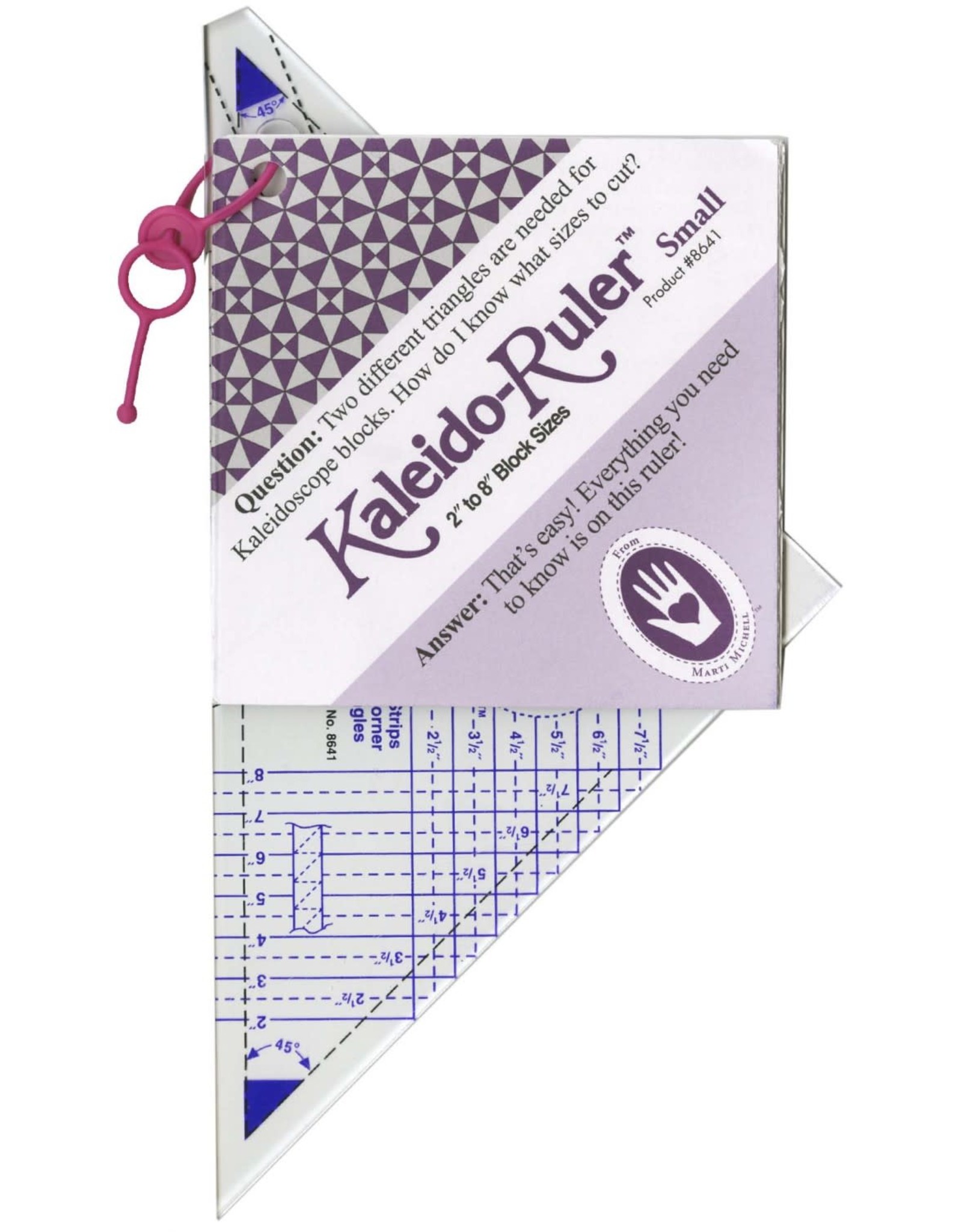 Marti Michell Small Kaleido-Ruler - 2-8 inch blocks