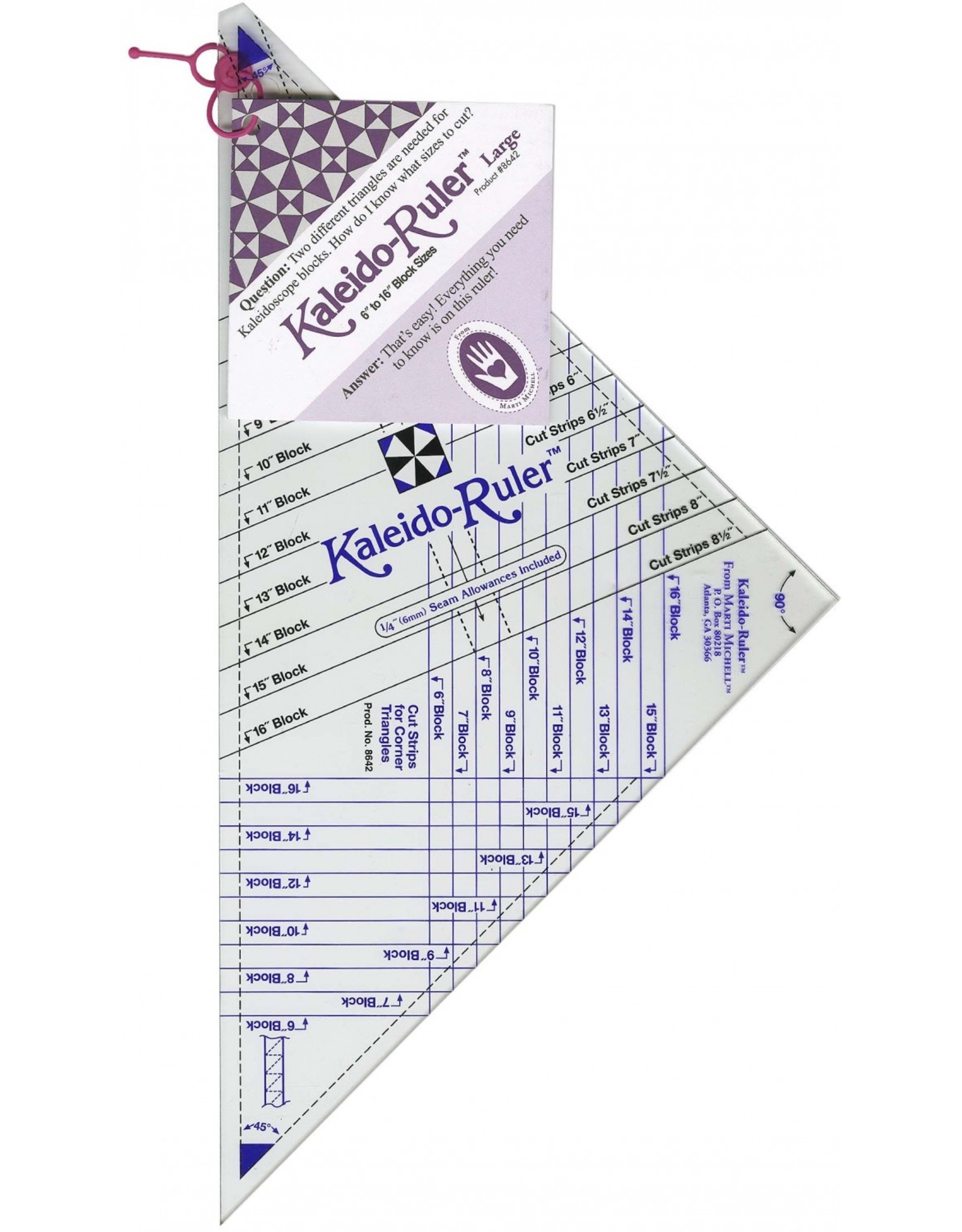 Marti Michell Large Kaleido-Ruler - 6-16 inch blocks