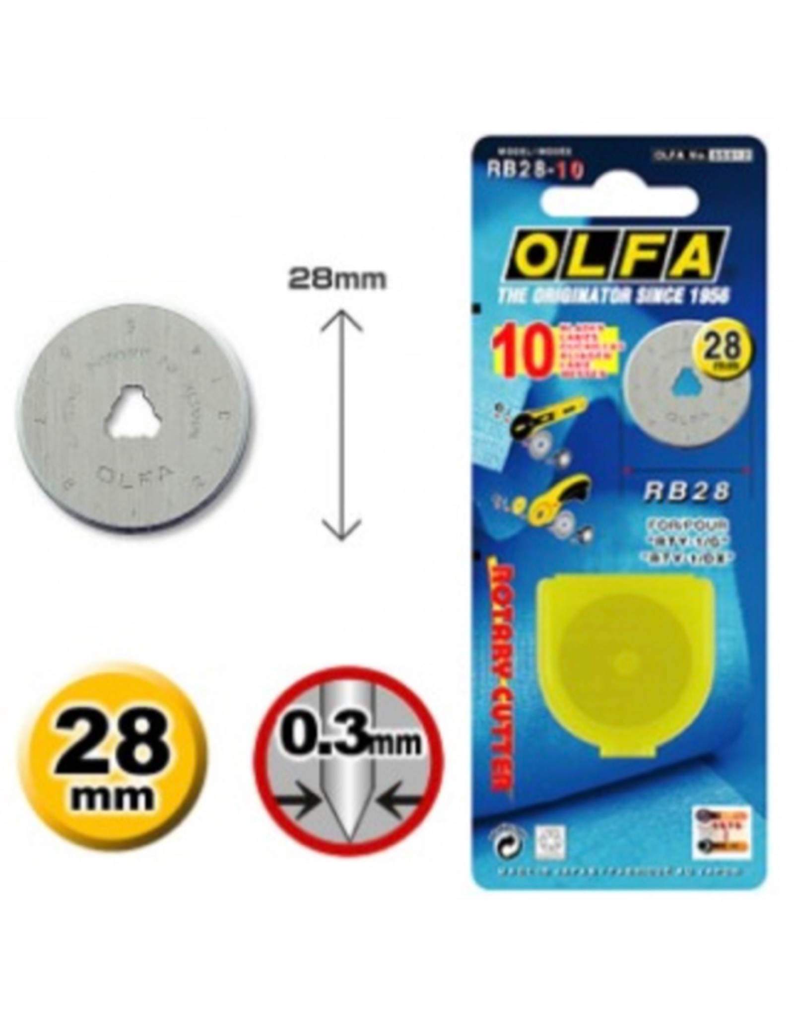 Olfa Olfa replacement blade 28mm - 10 pcs