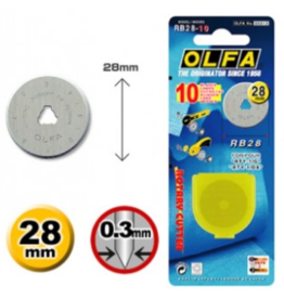 Olfa Olfa replacement blade 28mm - 10 pcs