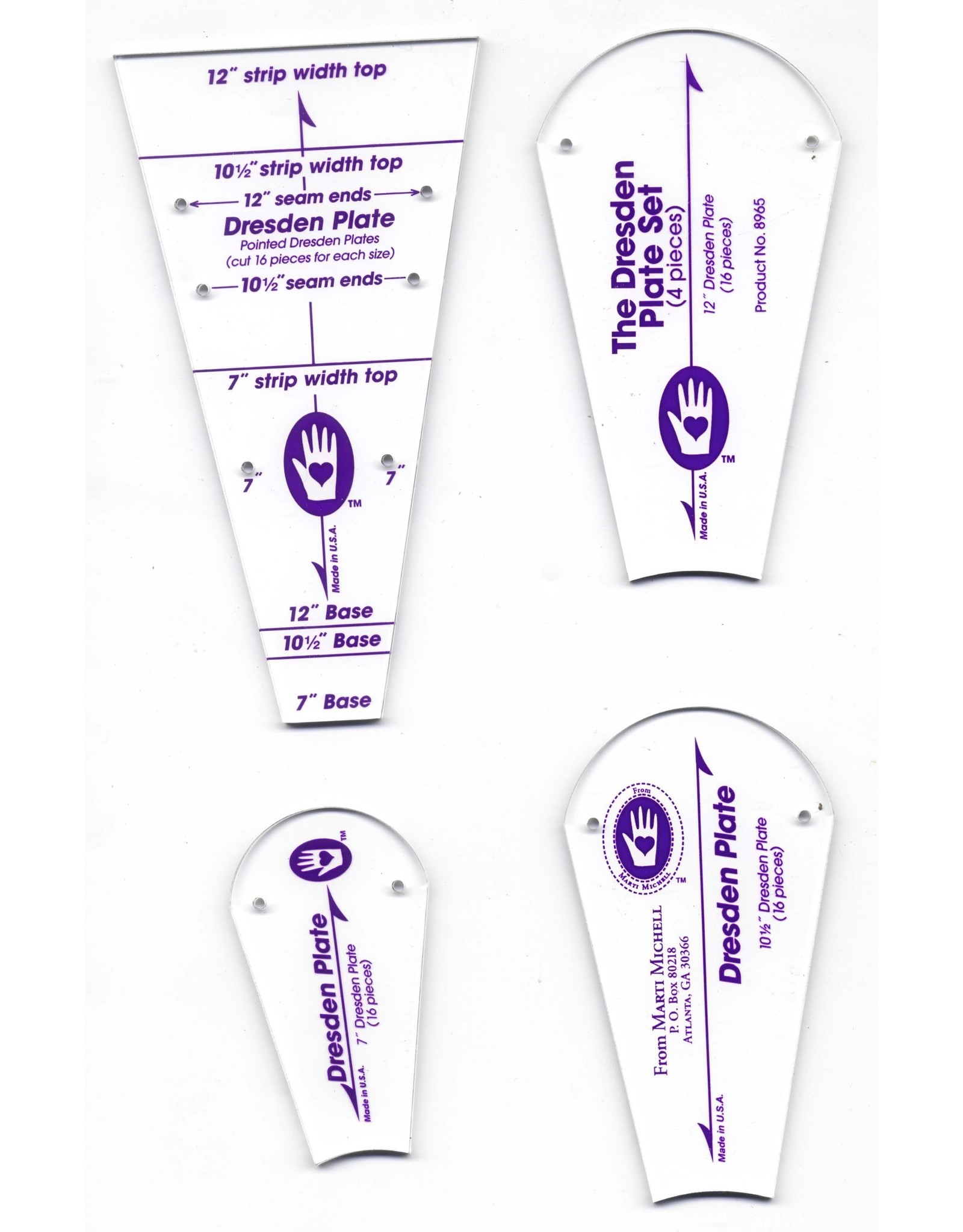 Marti Michell Marti Michell - Dresden Plate Template Set - 8965