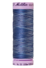 Mettler Silk Finish Cotton Multi 50 - 100 meter 9812 - Evening Blue