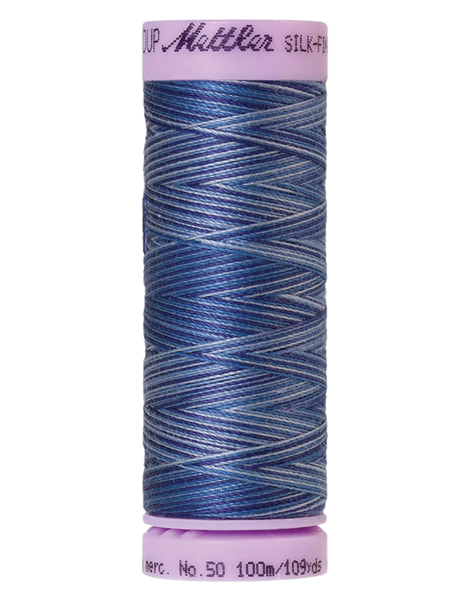 Mettler Silk Finish Cotton Multi 50 - 100 meter 9812 - Evening Blue