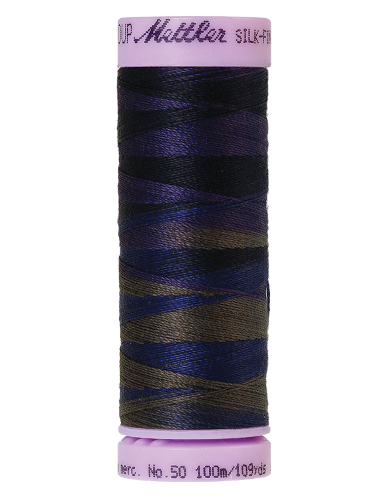 Mettler Silk Finish Cotton Multi 50 - 100 meter 9813 - Deep Night