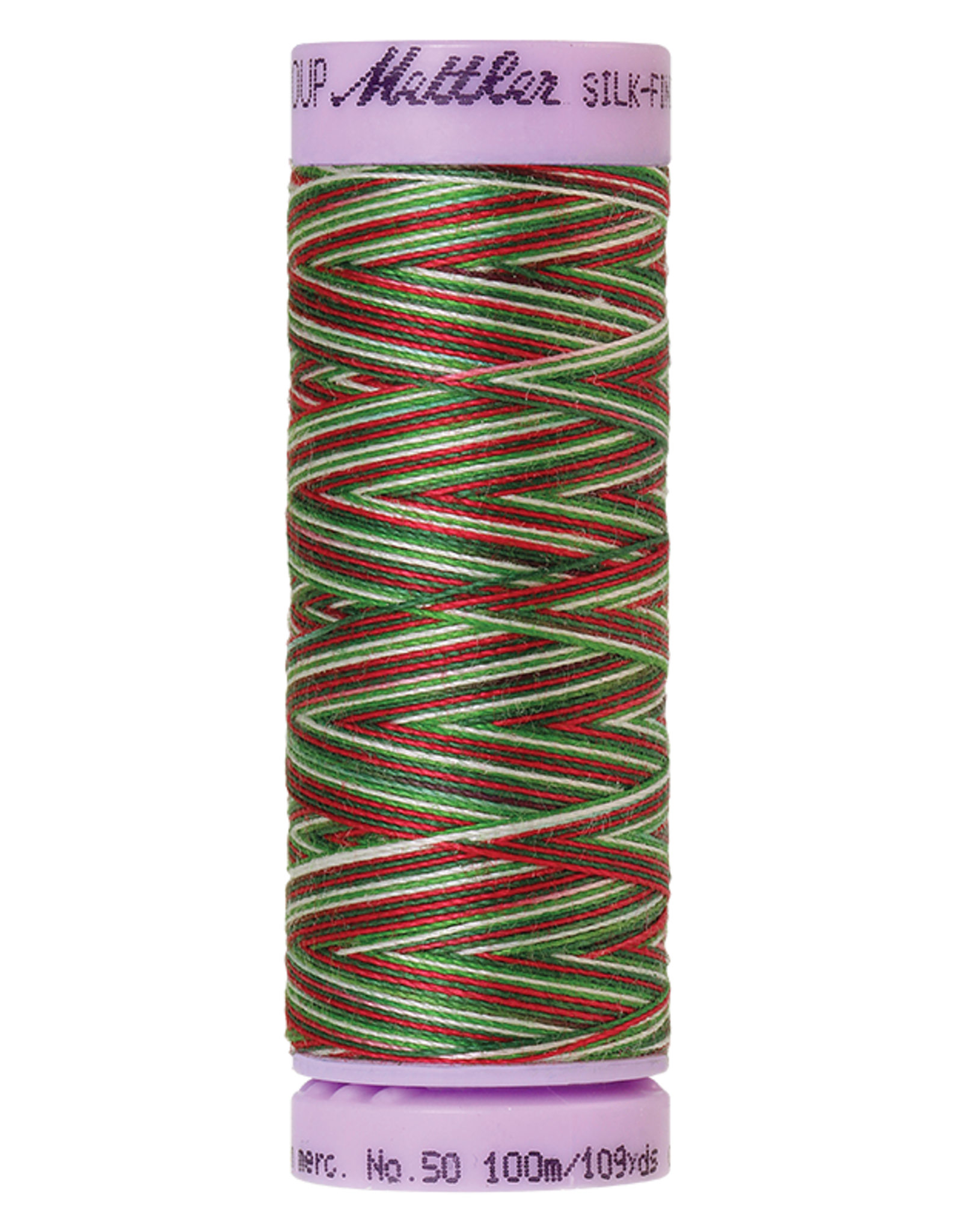 Mettler Silk Finish Cotton Multi 50 - 100 meter 9825 - Seasons Greetings