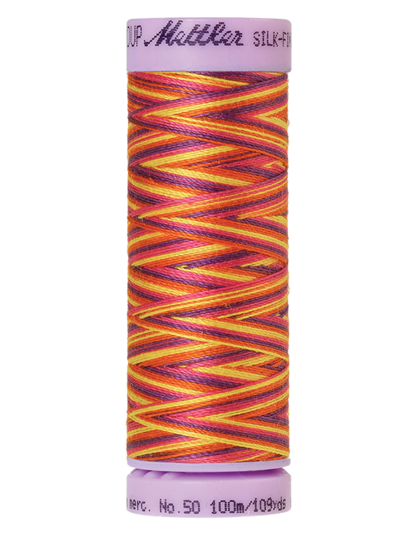 Mettler Silk Finish Cotton Multi 50 - 100 meter 9841 - Smiley Mix