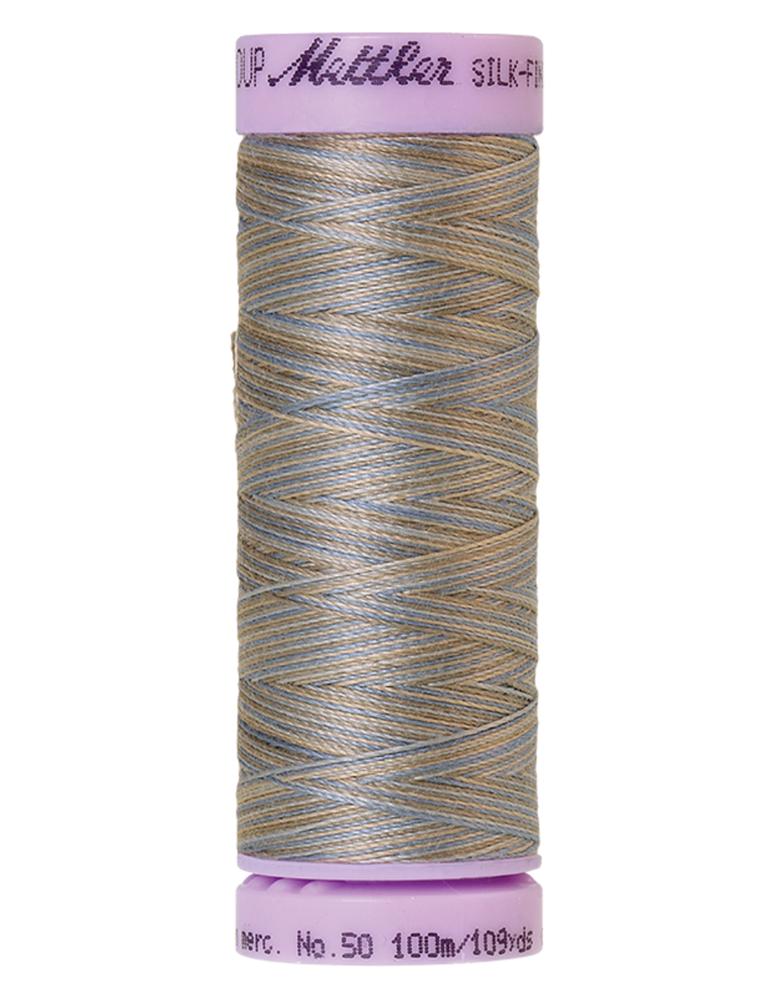 Mettler Silk Finish Cotton Multi 50 - 100 meter 9843 - Silvery Blues