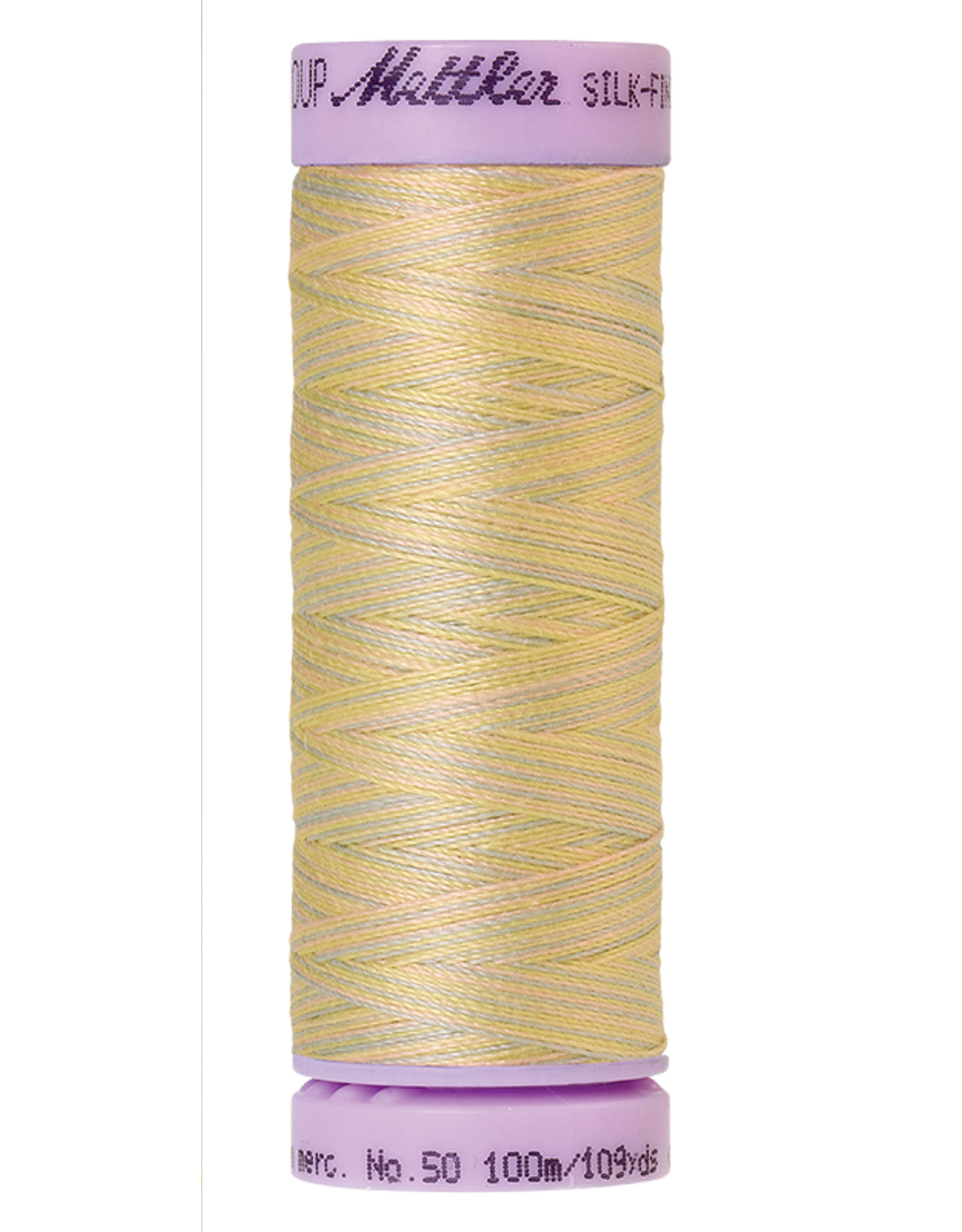 Mettler Silk Finish Cotton Multi 50 - 100 meter 9844 - Palest Pastels