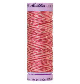 Mettler Silk Finish Cotton Multi 50 - 100 meter 9846 - Cranberry Crush