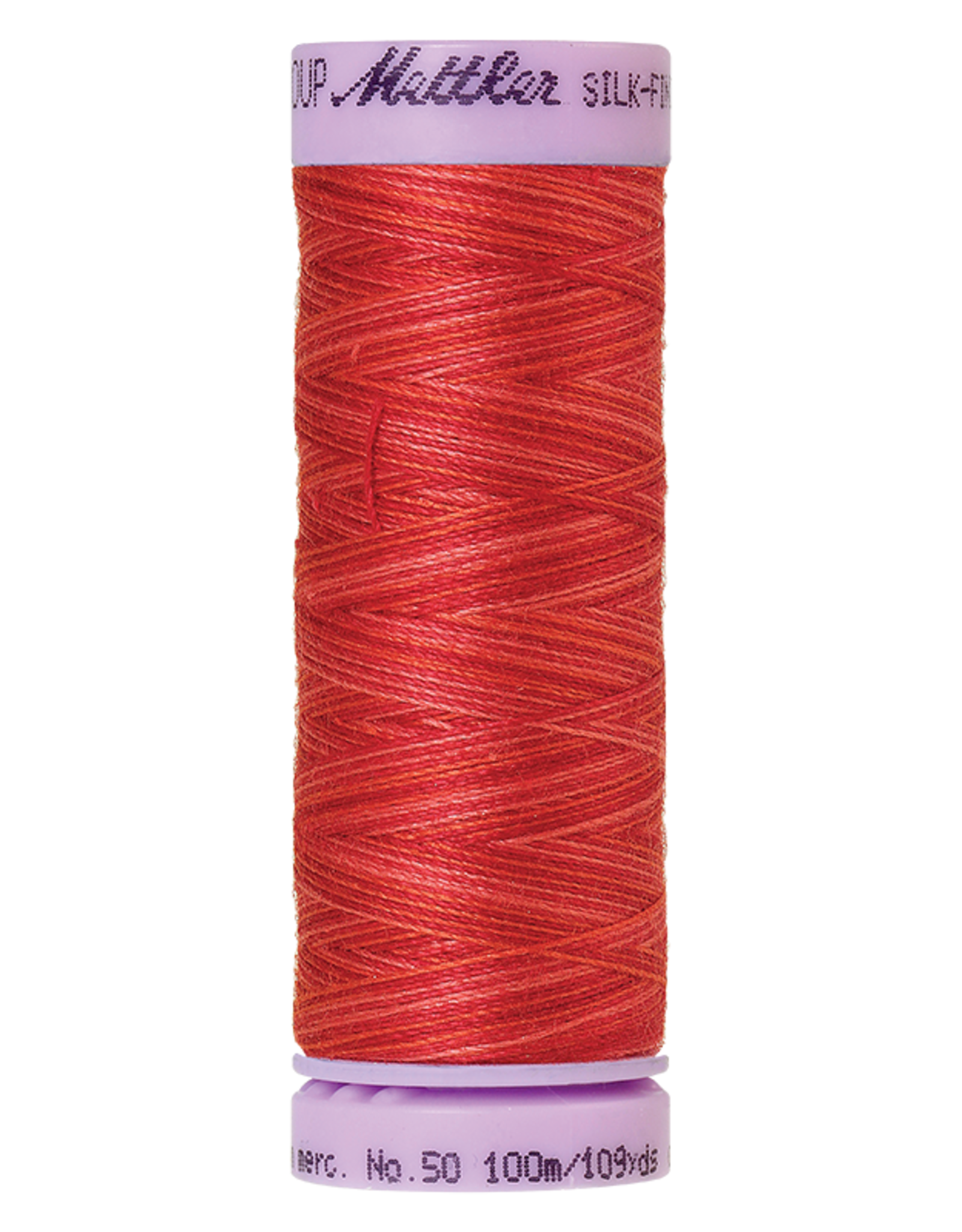 Mettler Silk Finish Cotton Multi 50 - 100 meter 9848 - Strawberry