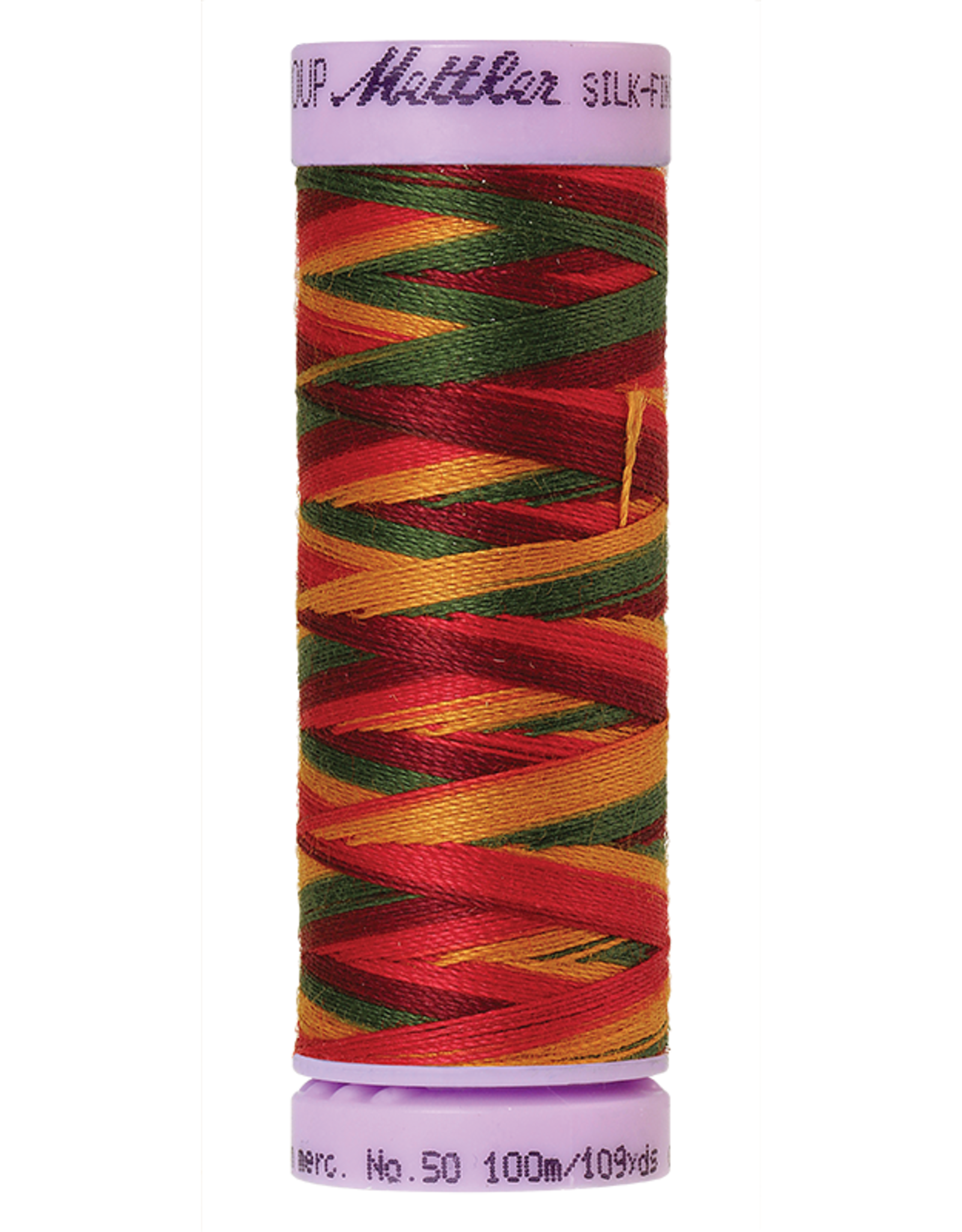 Mettler Silk Finish Cotton Multi 50 - 100 meter 9851 - Poppy Garden