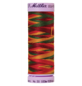 Mettler Silk Finish Cotton Multi 50 - 100 meter 9851 - Poppy Garden