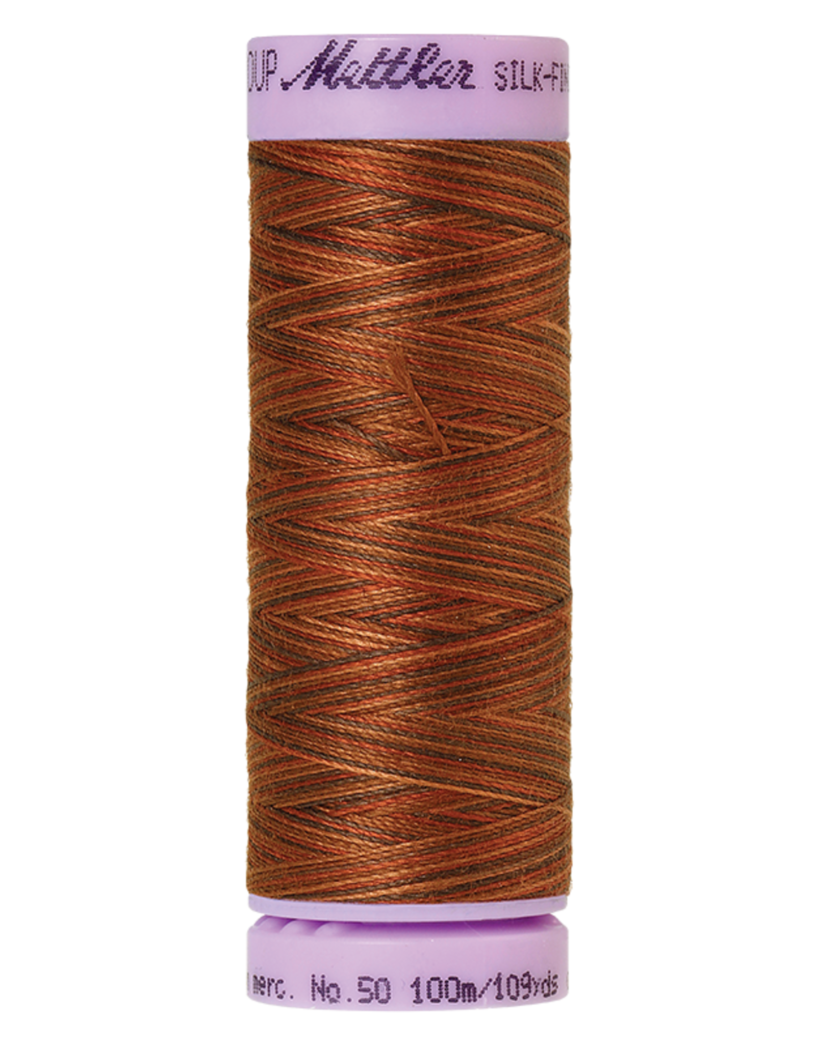 Mettler Silk Finish Cotton Multi 50 - 100 meter 9852 - Chocolatte