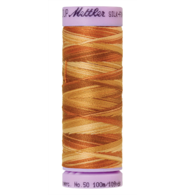 Mettler Silk Finish Cotton Multi 50 - 100 meter 9853 - Iced Coffee