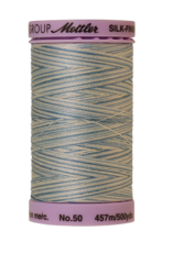 Mettler Silk Finish Cotton Multi 50 - 457 meter 9810 - Tranquil Blue