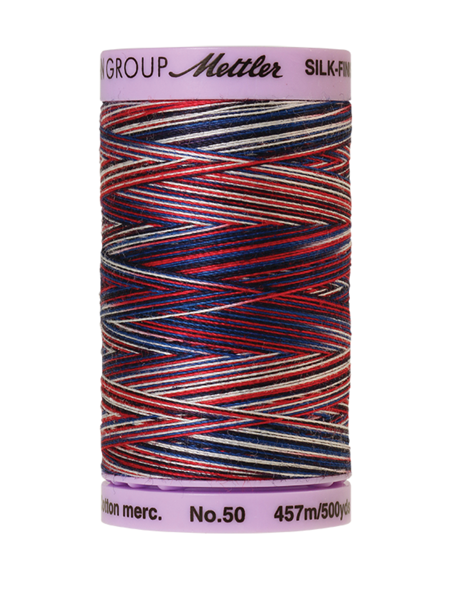 Mettler Silk Finish Cotton Multi 50 - 457 meter 9823 - Patriotic
