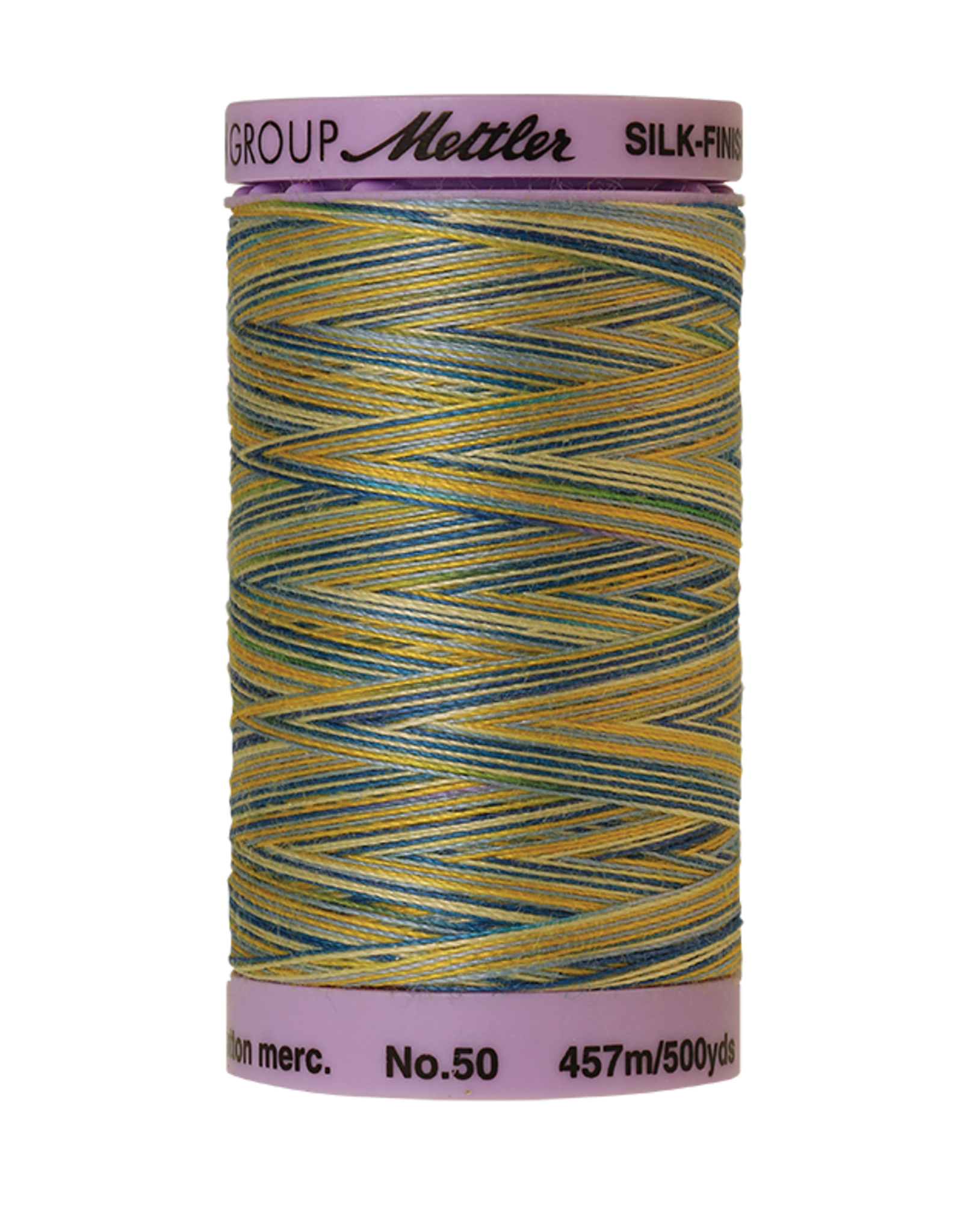 Mettler Silk Finish Cotton Multi 50 - 457 meter 9829 - China Blue