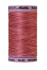 Mettler Silk Finish Cotton Multi 50 - 457 meter 9846 - Cranberry Crush