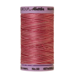 Mettler Silk Finish Cotton Multi 50 - 457 meter 9846 - Cranberry Crush