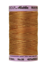 Mettler Silk Finish Cotton Multi 50 - 457 meter 9853 - Iced Coffee