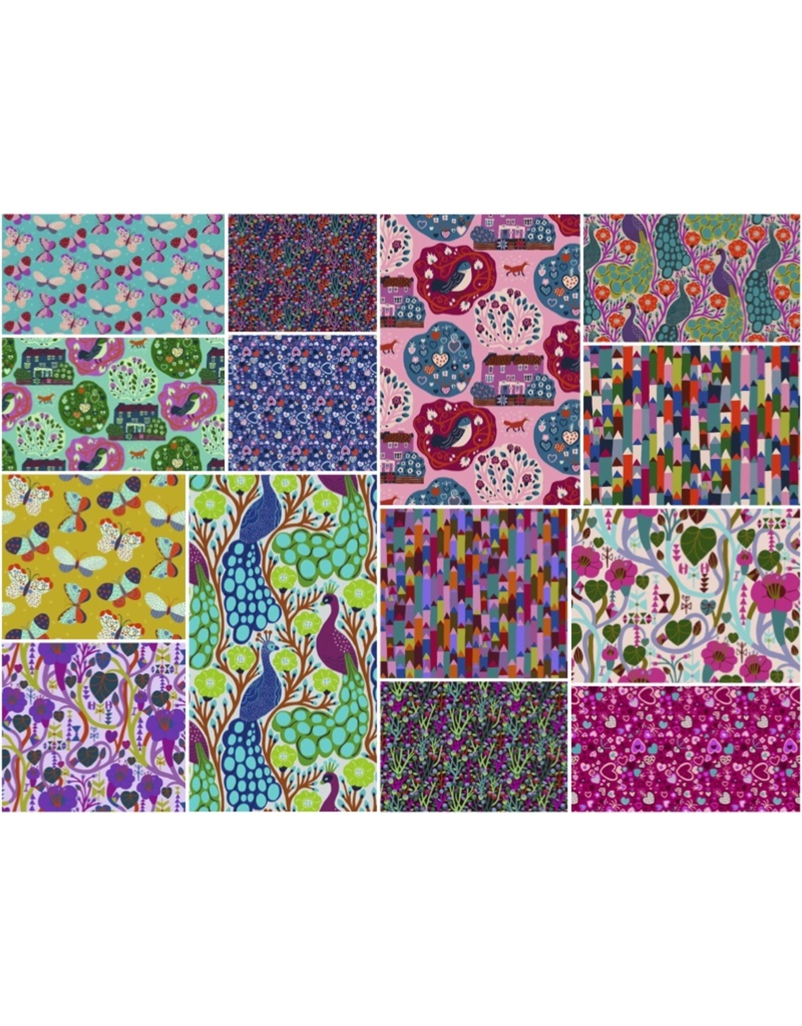 FreeSpirit Monika Forsberg - Homeward - Fat Quarter bundle