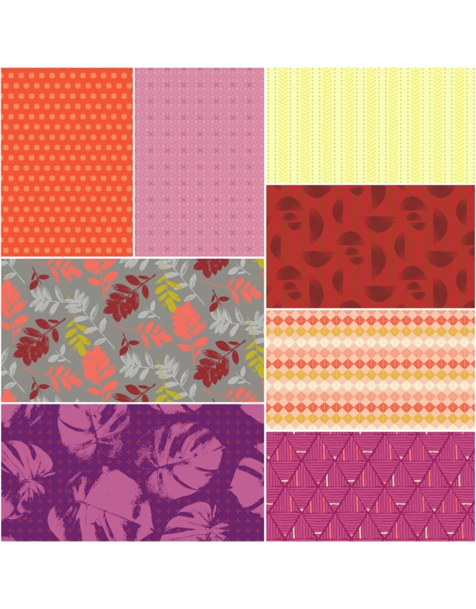 FreeSpirit Sew Kind of Wonderful - Mod Cloth - Fat Quarter bundle - Fire