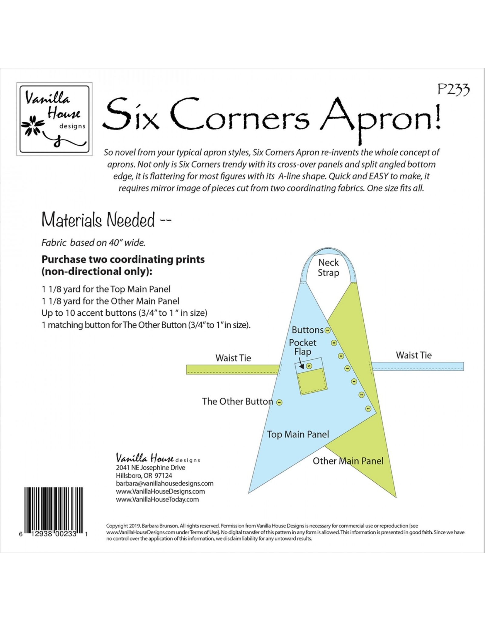 Diversen Six Corners Apron