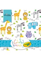 Riley Blake Designs Colorful Friends - Fat Quarter bundle