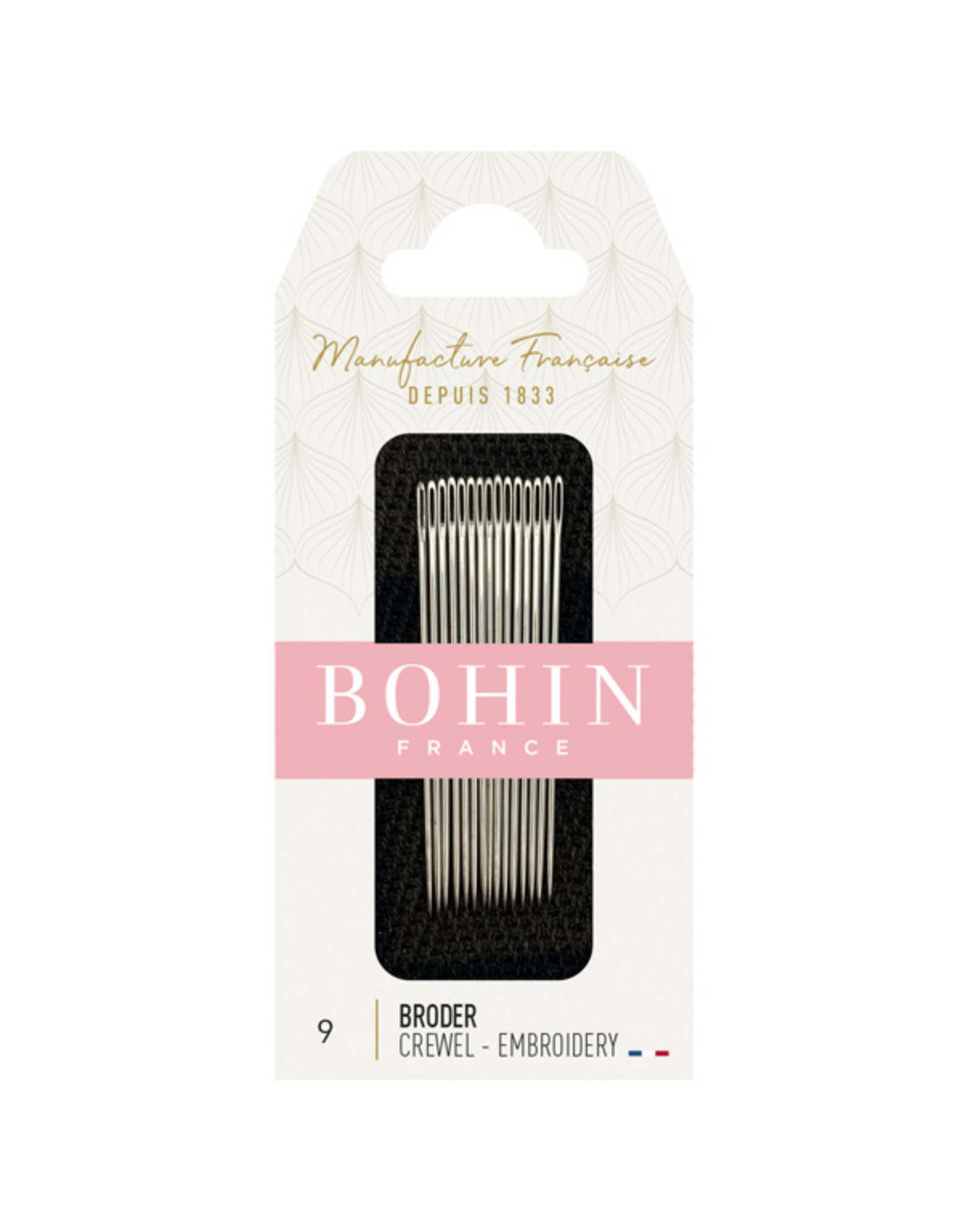 Bohin Crewel/Embroidery - Embroidery needles - Nr 9 - with sharp tip