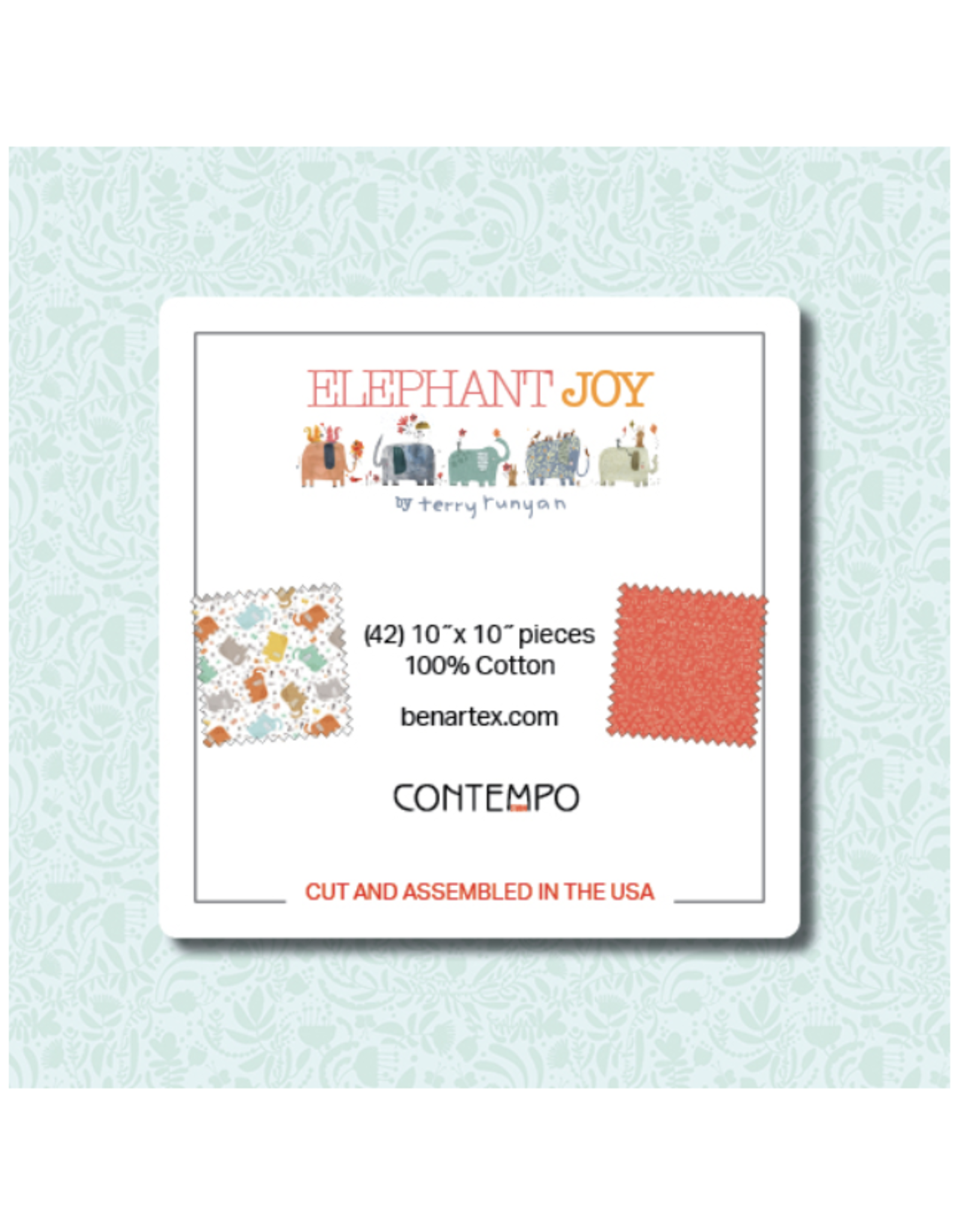 Contempo Elephant Joy - 10 x 10 Pack