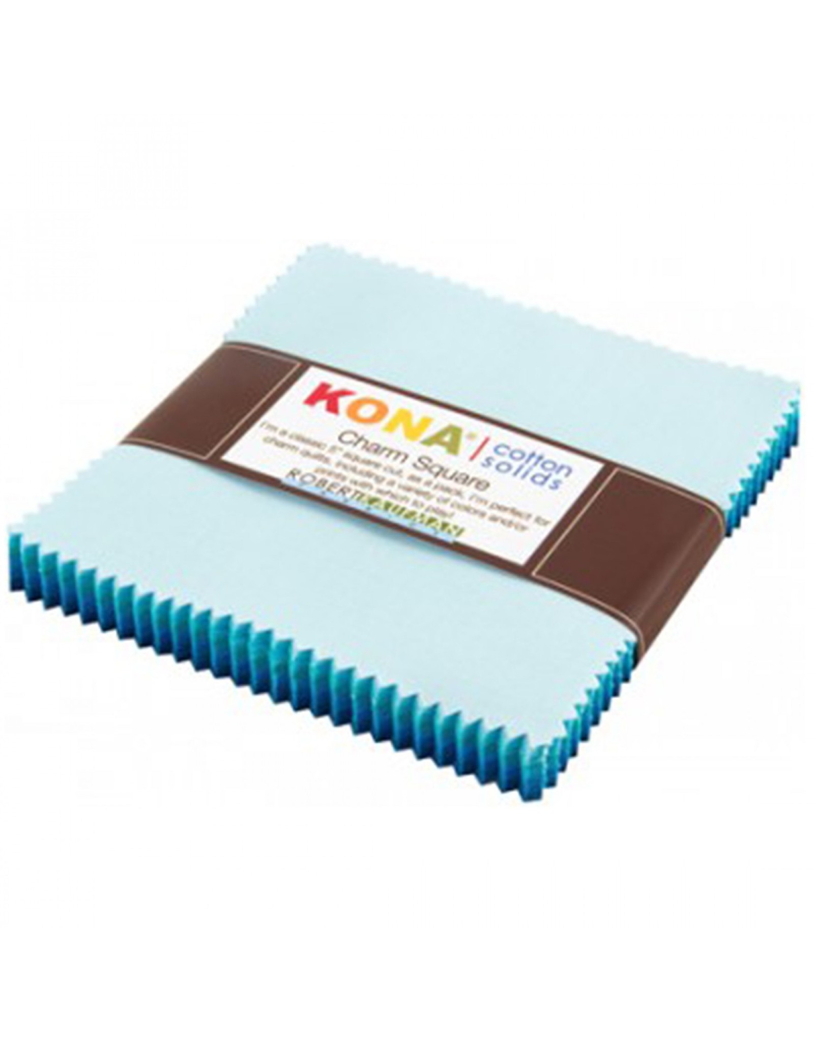 Robert Kaufman 5 x 5 inch Charm Squares - Kona Solids Pool Party