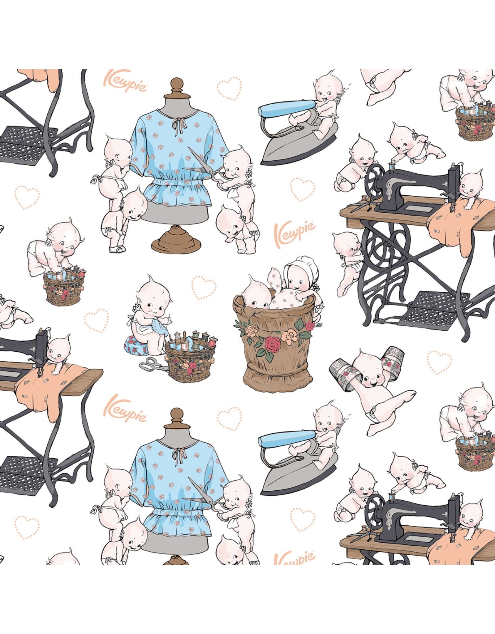 Riley Blake Designs Sew Kewpie - Main Cloud