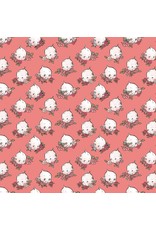 Riley Blake Designs Sew Kewpie - Faces Coral