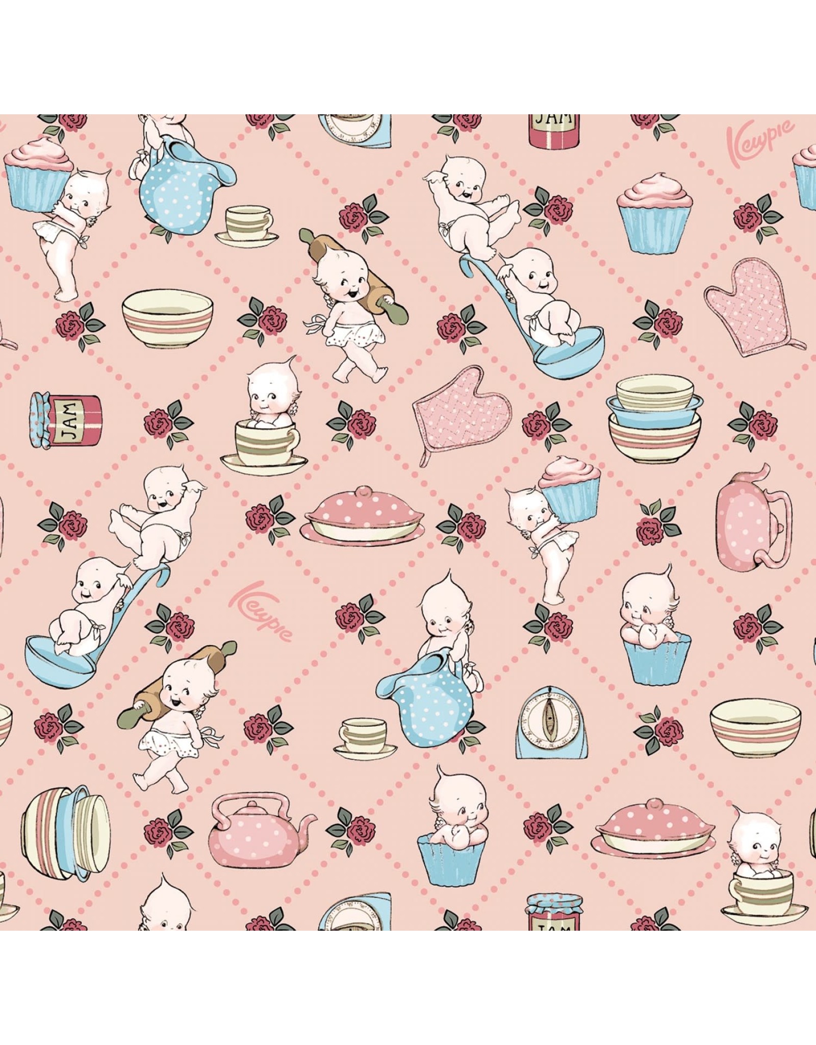Riley Blake Designs Sew Kewpie - Kooks Blush