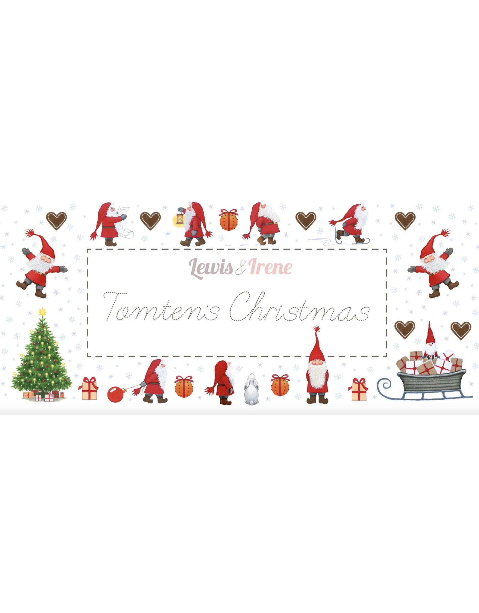 Panel Tomten Kerst Vlaggenlijn Nanno Creative