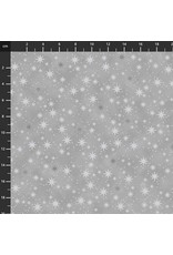 Stof Fabrics Stof Fabrics - Christmas is Near - Stars Grey - 4598-903