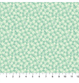 Figo Primavera - Petite Flowers Teal