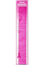 CM Designs Add A Quarter Ruler- 12 inch - Pink
