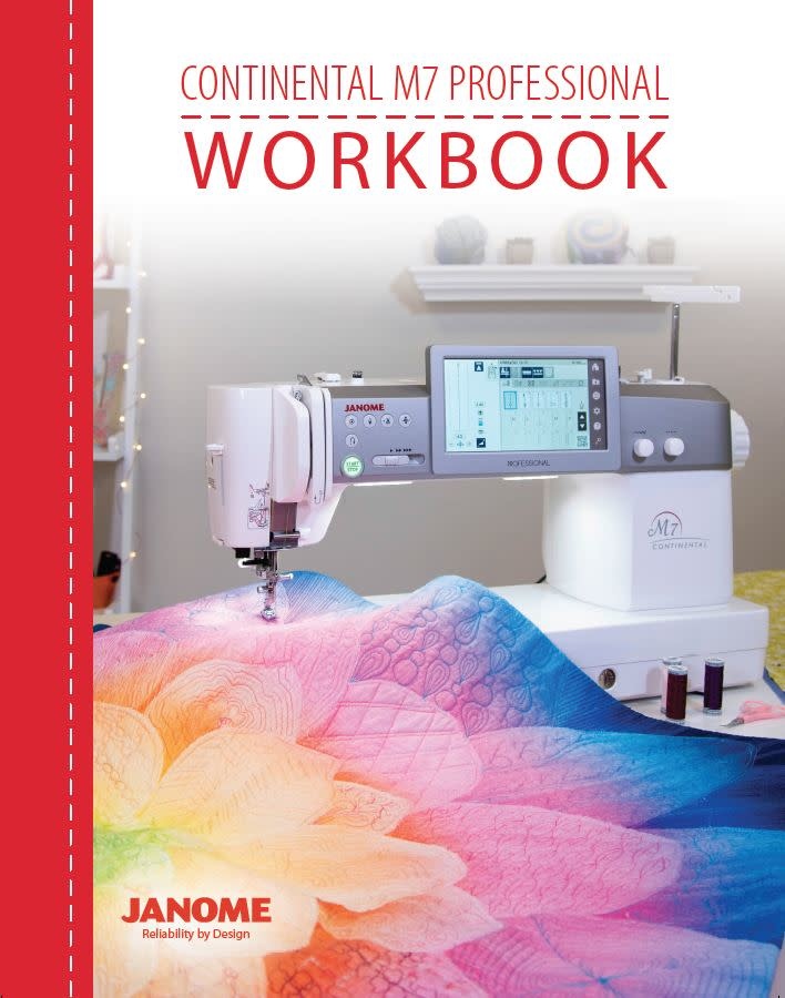 Janome Continental M7 Workbook Nanno Creative