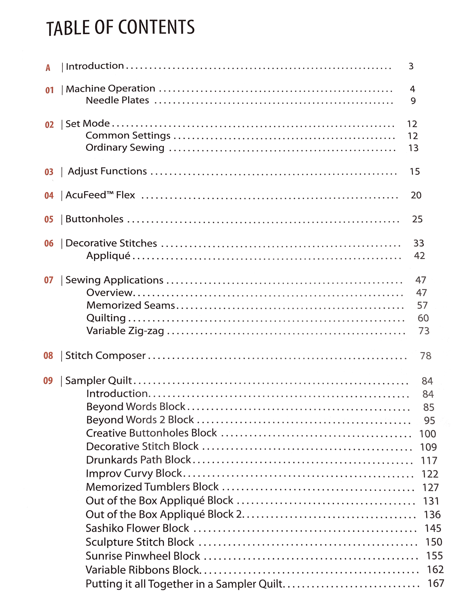 Janome Janome Horizon MC 9450 QCP - Workbook