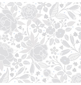 Benartex Contempo Studio Frolic - Silhouette White