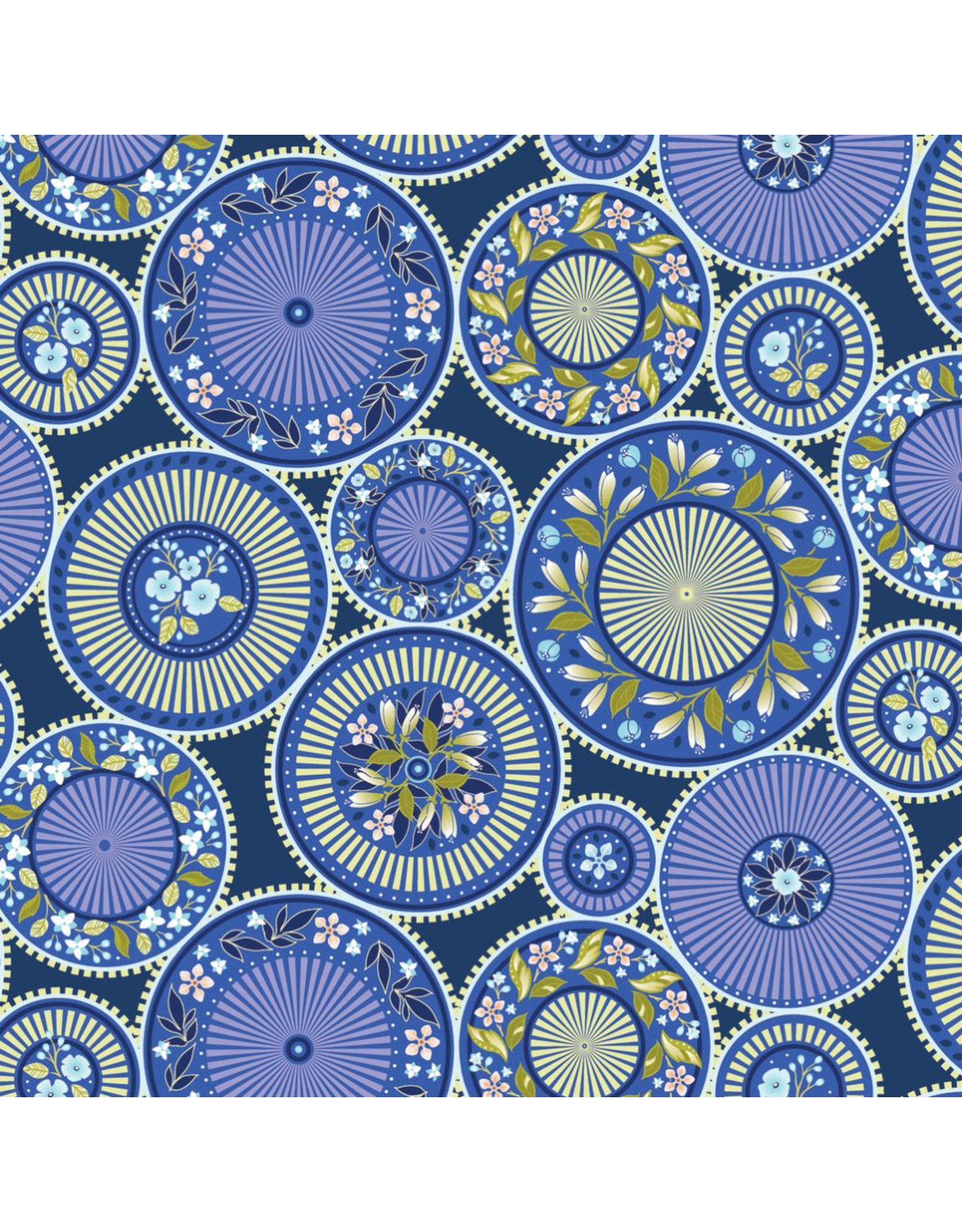 Benartex Contempo Studio Amanda Murphy - Frolic - Orchard Peri