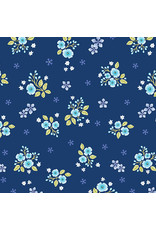 Benartex Contempo Studio Amanda Murphy - Frolic - Meadow Indigo