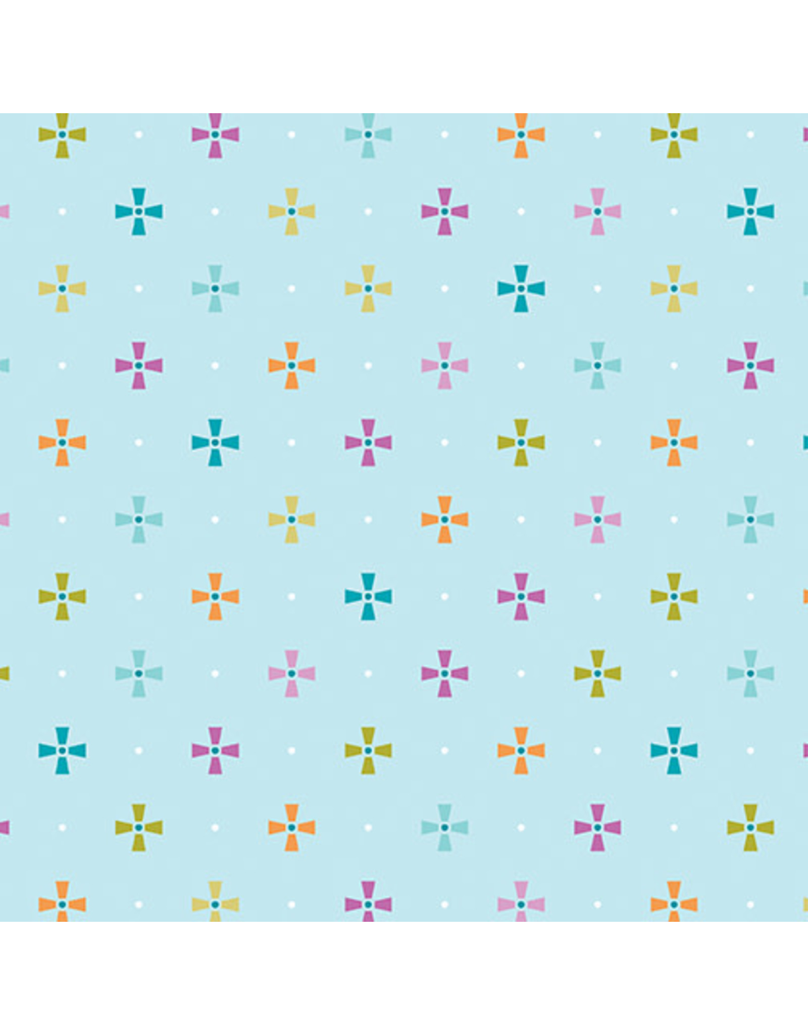 Benartex Contempo Studio Amanda Murphy - Frolic - Circus Aqua - 13515-24