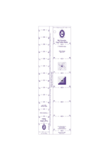 Marti Michell My Favorite Log Cabin Ruler - 1 en 2 inch - 8038